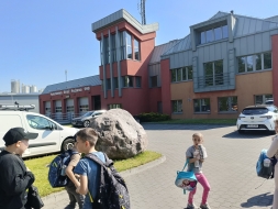 Wycieczka klasy 1a do siedziby PSP w Turku