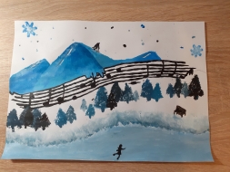 Jak muzyka może namalować zimę?
